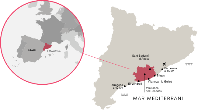 Mapa Penedès